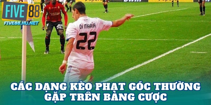 Các dạng kèo phạt góc thường gặp trên bảng cược